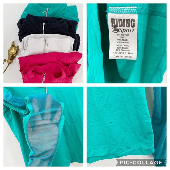 Equestrian Cool Blast Practice Shirts Lot of 4 EUC - Picture 6 of 9